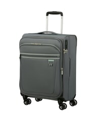 AMERICAN TOURISTER AEROSPIN Chariot à bagages à main extensible basalte en pierre - Valises cabine - 3