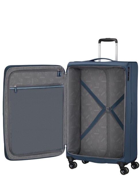 AEROSPIN Grand chariot extensible indigo - Valises Semi-rigides