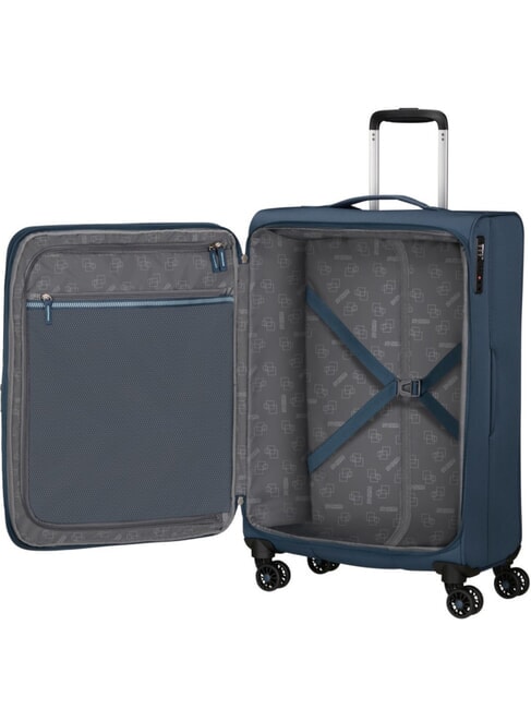 AEROSPIN  Chariot moyen, extensible indigo - Valises Semi-rigides