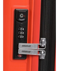 AMERICAN TOURISTER AEROSTEP Chariot à bagages à main extensible ORANGE LUMINEUX - Valises cabine - 4