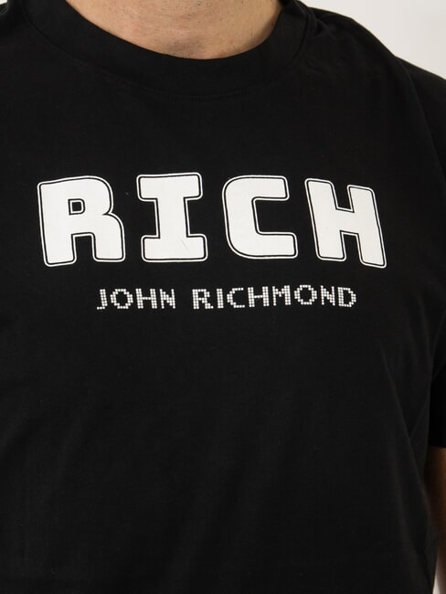 KUHSE T-shirt avec logo imprim&eacute; noir - T-shirt