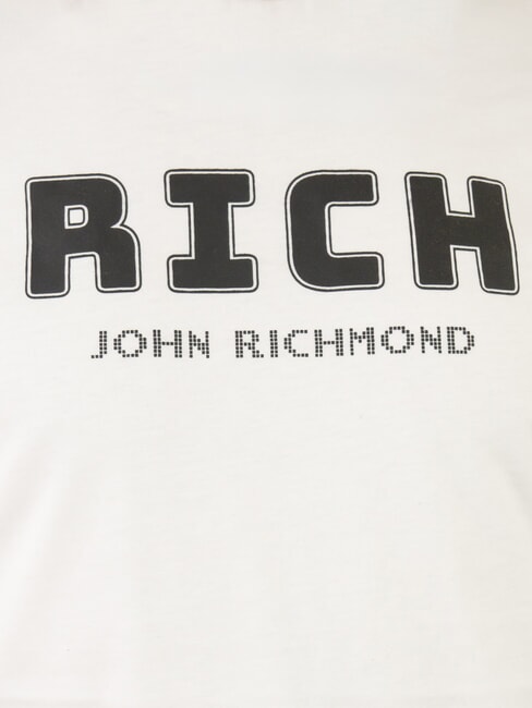 KUHSE T-shirt avec logo imprim&eacute; blanc - T-shirt