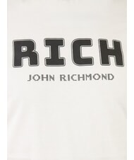 JOHN RICHMOND KUHSE T-shirt avec logo imprim&eacute; blanc - T-shirt - 3