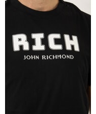 JOHN RICHMOND KUHSE T-shirt avec logo imprimé noir - T-shirt - 3