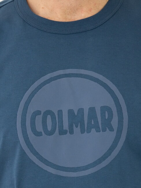 FRIDA T-shirt en coton avec logo bleu fonc&eacute; - T-shirt