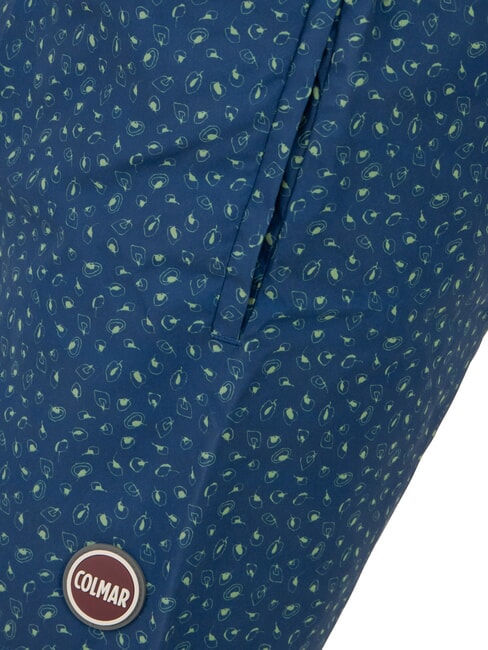 SEABORD Maillot de bain feuille bleu fonc&eacute; - Maillots de bain