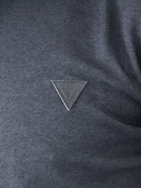 SMALL TRIANGLE T-shirts fil teint en bleu - chemise polo