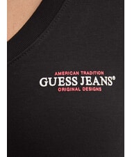 GUESS JEANS SS VN SLIM T-shirt en coton jetbla - T-shirt - 3
