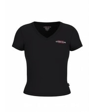 GUESS JEANS SS VN SLIM T-shirt en coton jetbla - T-shirt - 4