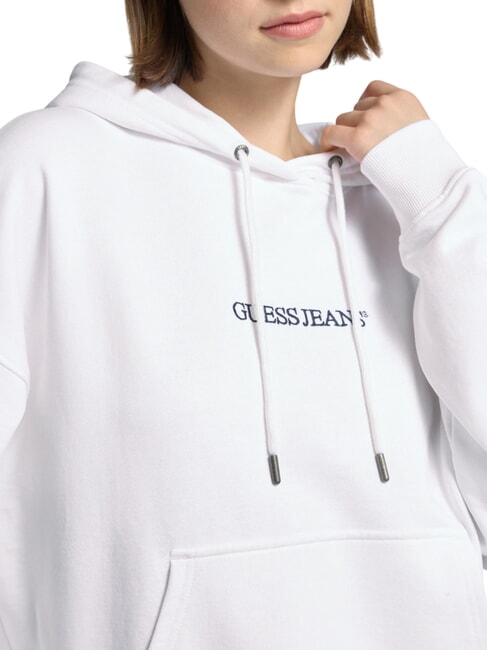EMBRO Sweatshirt à capuche blanc pur - Sweat-shirts pour femmes