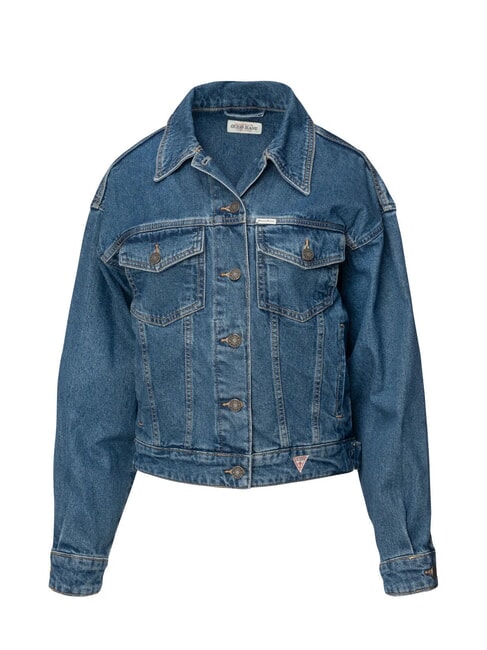 OVERSIZE TRUCKER JACKET  Veste en jean lavage moyen gj - Vestes pour femmes