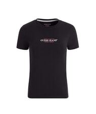 GUESS JEANS SS CN SLIM T-shirt &agrave; manches courtes jetbla - T-shirt - 4