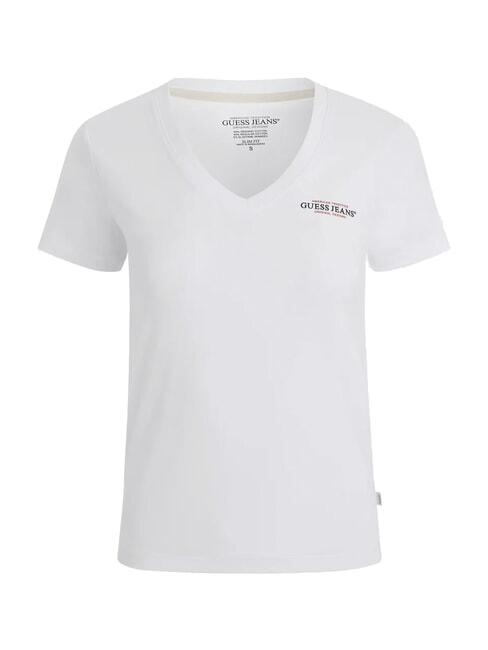 SS VN SLIM T-shirt en coton blanc pur - T-shirt