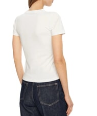 GUESS JEANS SS SLIM POCKET  T-shirt &agrave; manches courtes blanc pur - T-shirt - 2
