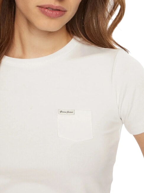 SS SLIM POCKET  T-shirt &agrave; manches courtes blanc pur - T-shirt