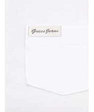GUESS JEANS SS SLIM POCKET  T-shirt &agrave; manches courtes blanc pur - T-shirt - 4