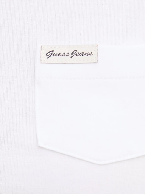 SS SLIM POCKET  T-shirt &agrave; manches courtes blanc pur - T-shirt