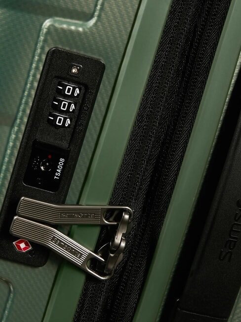 ATTRIX Chariot cabine mince extensible basilic vert - Valises cabine