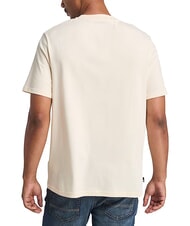 TIMBERLAND EMBROIDERY TONAL T-shirt en cotton fum&eacute;e blanche - T-shirt - 2