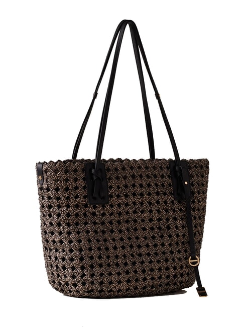 LA NIDO SHOPPER LARGE Sac à bandoulière OP / NATUREL / NOIR - Sacs pour Femme
