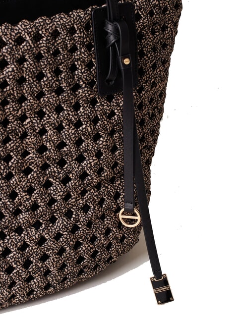 LA NIDO SHOPPER LARGE Sac à bandoulière OP / NATUREL / NOIR - Sacs pour Femme