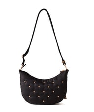 BORBONESE COLETTE Mini sac à bandoulière op noir / naturel - Sacs pour Femme - 3