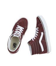 VANS UA SK8-HI Baskets en cuir théorie des couleurs chocolat amer - Chaussures unisexe - 4