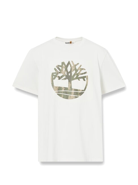 KENNEBEC RIVER TREE LOGO T-shirt en cotton millésime blanc - T-shirt