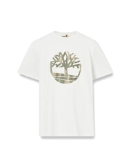 TIMBERLAND KENNEBEC RIVER TREE LOGO T-shirt en cotton millésime blanc - T-shirt - 4