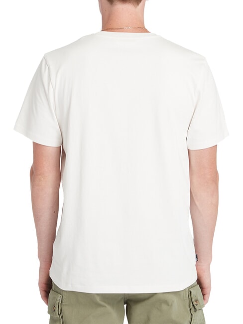 SHORT SLEEVE T-shirt en coton millésime blanc - T-shirt