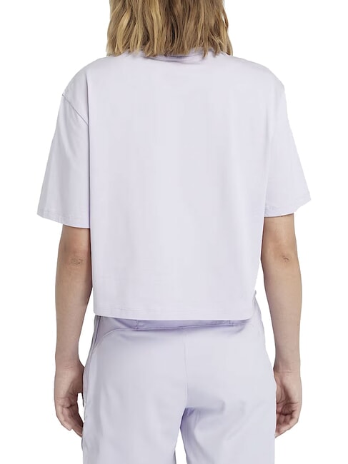STACK LOGO  T-shirt en coton lilas pastel - T-shirt