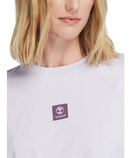 TIMBERLAND STACK LOGO  T-shirt en coton lilas pastel - T-shirt - 3