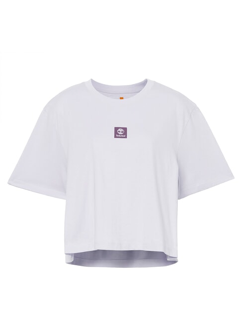 STACK LOGO  T-shirt en coton lilas pastel - T-shirt