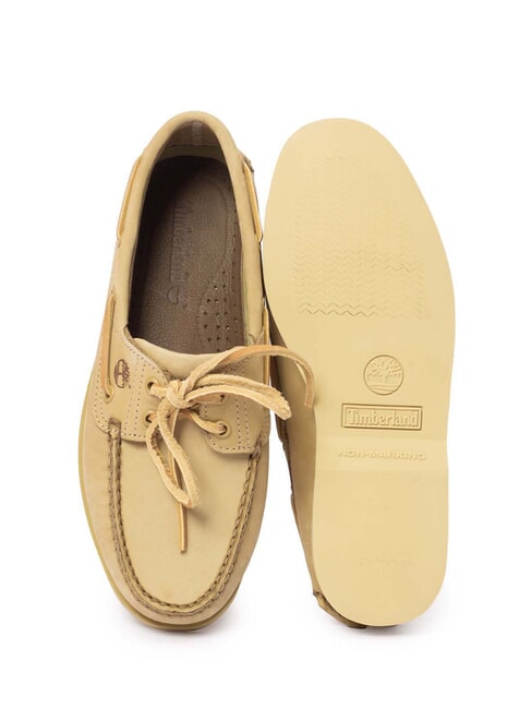 CLASSIC BOAT  Chaussures à lacets en cuir suédé beige clair - Chaussures Homme