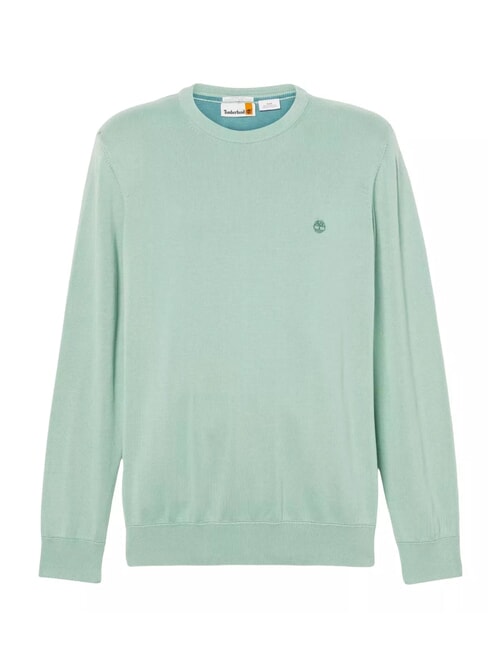 WILLIAMS RIVER Pull ras du cou granit vert - Pulls pour hommes