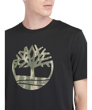 TIMBERLAND KENNEBEC RIVER TREE LOGO T-shirt en cotton NOIR - T-shirt - 3