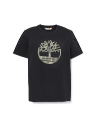 TIMBERLAND KENNEBEC RIVER TREE LOGO T-shirt en cotton NOIR - T-shirt - 4