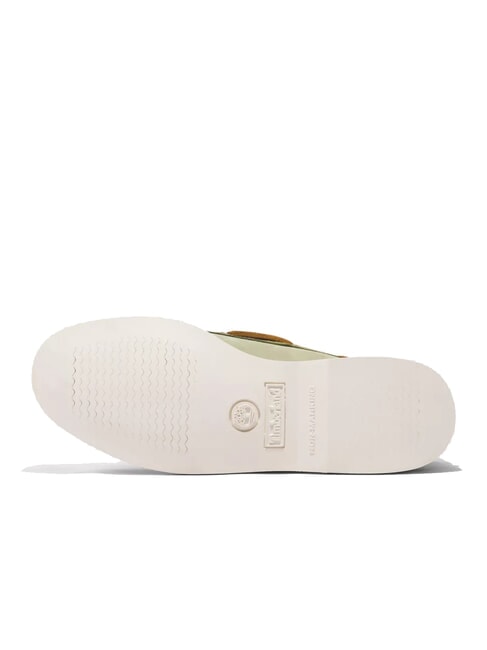 CLASSIC BOAT  Chaussures en cuir suédé vert clair - Chaussures Homme