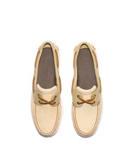 TIMBERLAND CLASSIC BOAT  Chaussures bateau avec coutures nubuck jaune clair - Chaussures Homme - 5