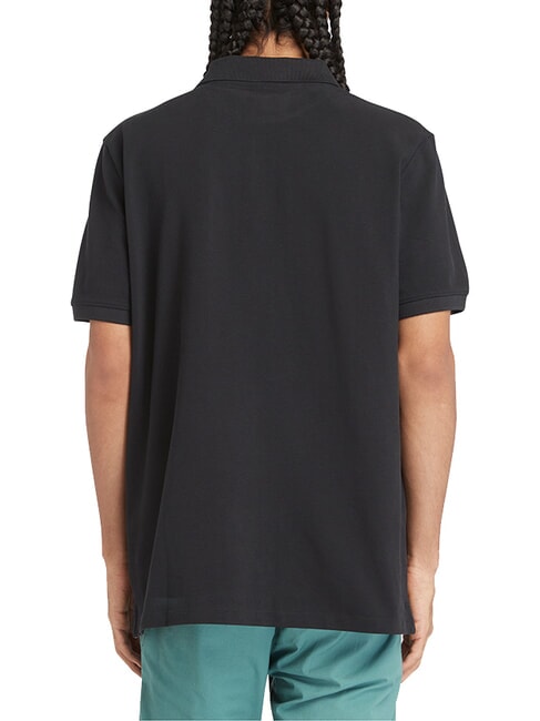 MILLERS RIVER Polo piqué NOIR - chemise polo