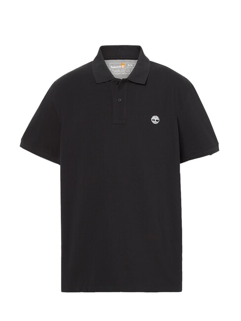 MILLERS RIVER Polo piqué NOIR - chemise polo