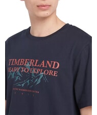 TIMBERLAND TFO SS OUTDOOR  T-shirt en coton saphir noir - T-shirt - 3