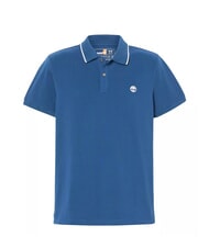 TIMBERLAND JACQUARD YD  Polo manches courtes denim foncé - chemise polo - 4