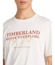 TIMBERLAND TFO SS OUTDOOR  T-shirt en coton millésime blanc - T-shirt - 3