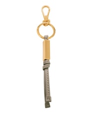 COCCINELLE ESSENTIAL Porte-clés en cuir et métal taupe chaud - Porte-clés - 3