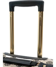 GUESS BEYZA 18 Valise à roulettes à main logo noir - Valises cabine - 5