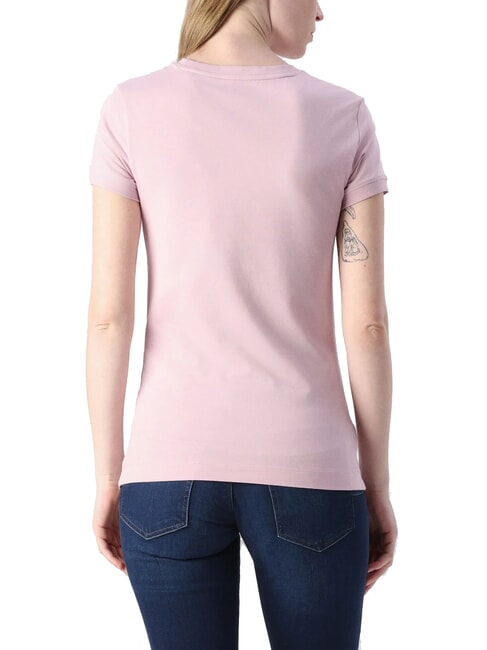 MINI TRIANGLE T-shirt coupe slim crème lilas - T-shirt