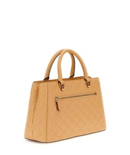 GUESS ECO CARLY  Sac &agrave; main, avec bandouli&egrave;re BEIGE - Sacs pour Femme - 2
