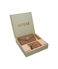 GUESS GIFT BOX Mini portefeuille et étui pour airpods LOGO DE LAIT - Portefeuilles Femme - 5