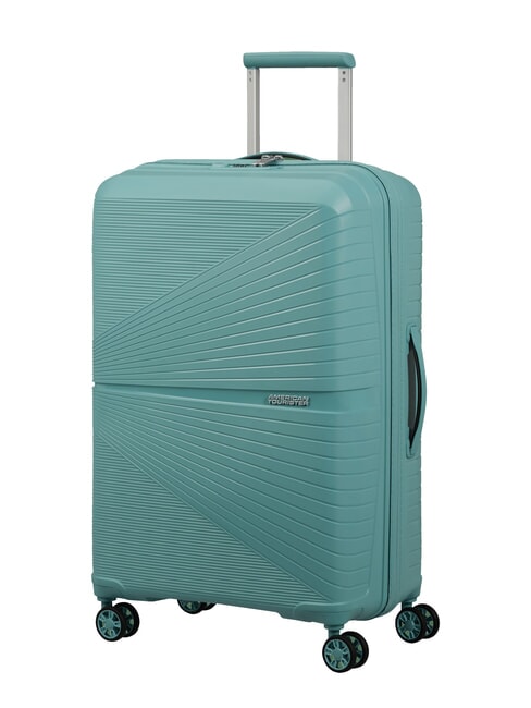 Chariot TOURISTER AMERICAIN AIRCONIC, taille moyenne, léger turquoise poussiéreux - Valises Rigides